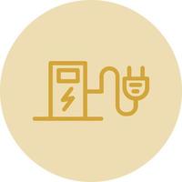 Charging Station Vector Icon Design