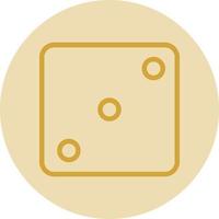 Dice Three Vector Icon Design