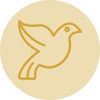 Dove Vector Icon Design