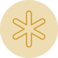 Asterisk Vector Icon Design