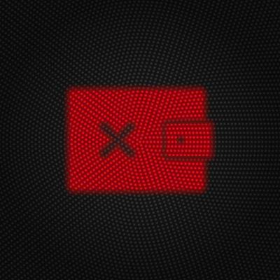 Delete, money, wallet vector Light red color retro style vector icon on white background