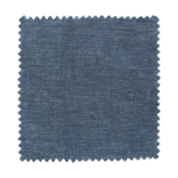 bleu en tissu échantillon échantillons isolé avec coupure chemin png