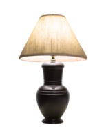 lámpara de mesa aislada con trazado de recorte png