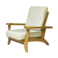 wooden chair isolated with clipping path png