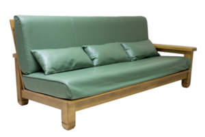 sofa furniture with pillow isolated with clipping path png