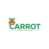 Creative And Simple Carrot Logo, Icon Vector Illustration