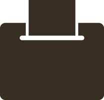 Ballot, electronic vector icon. Simple element illustration from UI concept. Ballot, electronic vector icon. Finance concept vector illustration. on white background