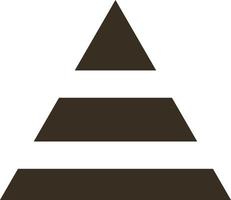 Career, finance, pyramid vector icon. Simple element illustration from UI concept. Career, finance, pyramid vector icon. Finance concept vector illustration. on white background