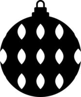 Christmas ball icon. Vector icon