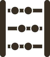 Abacus, counting icon - Vector. Simple element illustration from UI concept. Abacus, counting icon - Vector. Infographic concept vector illustration. on white background