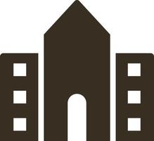 School, building, college icon - Vector. Simple element illustration from UI concept. School, building, college icon - Vector. Infographic concept vector illustration. on white background