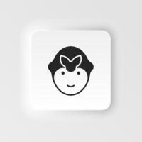 Cleaning lady room service icon isolated. Cleaning lady icon. Cleaning icon . vector