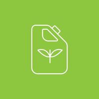 Can, eco, plants, bottle icon - Vector. Simple element illustration from UI concept. Can, eco, plants, bottle icon - Vector. Infographic concept vector illustration. on white background