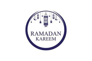 Ramadán kareem diseño. Ramadán logo. árabe logo modelo. islámico logo diseño. eid Mubarak vector