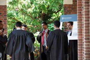 BALTIMORE, USA - MAY 21 2018- Graduation day at John Hopkins University photo