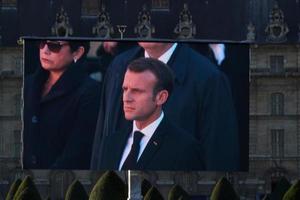 PARIS, FRANCE - OCTOBER 5 2018 -  Paris celebrating Charles Aznavour funeral photo