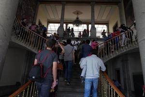 MEXICO CITY, FEBRUARY 3 2019 - Town park Chapultepec crowded of people on sunday photo