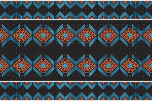 Indian ethnic pattern. Traditional ethnic pattern design It is a pattern geometric shapes. Create beautiful fabric patterns. Design for print. Using in the fashion industry. vector