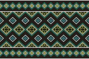 Indian ethnic design pattern. traditional patterned carpets It is a pattern geometric shapes. Create beautiful fabric patterns. Design for print. Using in the fashion industry. vector