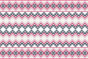 Pattern simple ethnic design in the Philippines. traditional pattern background It is a pattern geometric shapes. Create beautiful fabric patterns. Design for print. Using in the fashion industry. vector