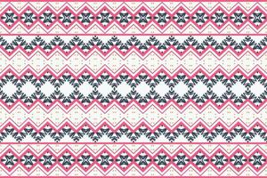 Pattern simple ethnic design in the Philippines. traditional pattern background It is a pattern geometric shapes. Create beautiful fabric patterns. Design for print. Using in the fashion industry. vector