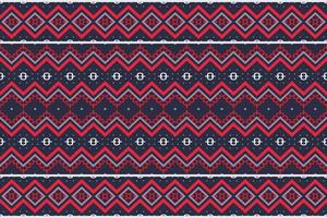 The geometric ethnic pattern design. traditional patterned carpets It is a pattern geometric shapes. Create beautiful fabric patterns. Design for print. Using in the fashion industry. vector