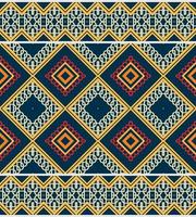 African Ethnic seamless pattern embroidery background. geometric ethnic oriental pattern traditional. Ethnic Aztec style abstract vector illustration. design for print texture,fabric,saree,carpet.