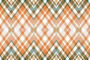 plaid pattern design textile is woven in a simple twill, two over two under the warp, advancing one thread at each pass. vector