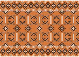 Ethnic pattern wallpaper. traditional pattern design It is a pattern geometric shapes. Create beautiful fabric patterns. Design for print. Using in the fashion industry. vector