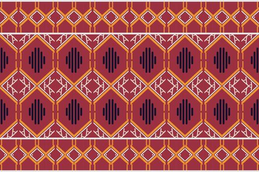 Ethnic pattern of the Philippines. Geometric ethnic pattern traditional Design It is a pattern geometric shapes. Create beautiful fabric patterns. Design for print. Using in the fashion industry. vector