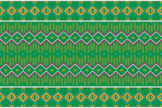 Simple ethnic design in the Philippines. Geometric ethnic pattern traditional Design It is a pattern geometric shapes. Create beautiful fabric patterns. Design Using in the fashion industry. vector