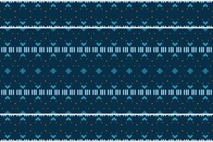 The geometric ethnic pattern design. Traditional ethnic pattern design It is a pattern geometric shapes. Create beautiful fabric patterns. Design for print. Using in the fashion industry. vector