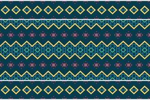 Geometric ethnic embroidery patterns. traditional patterned wallpaper It is a pattern geometric shapes. Create beautiful fabric patterns. Design for print. Using in the fashion industry. vector