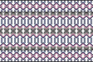 Geometric ethnic embroidery patterns. traditional pattern African art It is a pattern geometric shapes. Create beautiful fabric patterns. Design for print. Using in the fashion industry. vector
