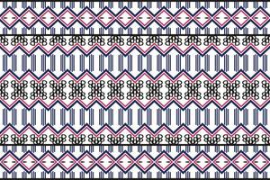 Geometric ethnic embroidery patterns. traditional pattern African art It is a pattern geometric shapes. Create beautiful fabric patterns. Design for print. Using in the fashion industry. vector