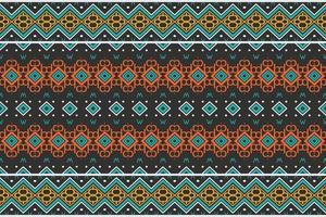Ethnic pattern wallpaper. traditional pattern African art It is a pattern geometric shapes. Create beautiful fabric patterns. Design for print. Using in the fashion industry. vector