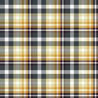 Plaid pattern is a patterned cloth consisting of criss crossed, horizontal and vertical bands in multiple colours.Seamless tartan for  scarf,pyjamas,blanket,duvet,kilt large shawl. vector