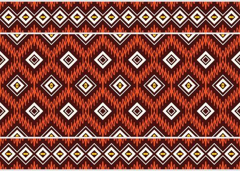 Ethnic pattern vector. traditional pattern design It is a pattern geometric shapes. Create beautiful fabric patterns. Design for print. Using in the fashion industry. vector