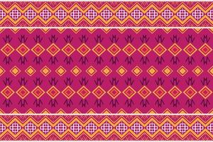 The colorful tribal pattern design. Geometric ethnic pattern traditional Design It is a pattern geometric shapes. Create beautiful fabric patterns. Design for print. Using in the fashion industry. vector