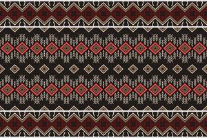 Ethnic pattern background. traditional pattern design It is a pattern geometric shapes. Create beautiful fabric patterns. Design for print. Using in the fashion industry. vector