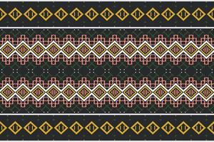 Seamless Indian ethnic pattern. traditional patterned vector It is a pattern geometric shapes. Create beautiful fabric patterns. Design for print. Using in the fashion industry.