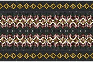 Seamless Indian ethnic pattern. traditional patterned vector It is a pattern geometric shapes. Create beautiful fabric patterns. Design for print. Using in the fashion industry.