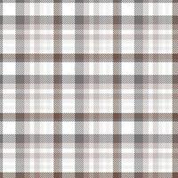 Simple plaid pattern seamless is a patterned cloth consisting of criss crossed, horizontal and vertical bands in multiple colours.Seamless tartan for  scarf,pyjamas,blanket,duvet,kilt large shawl. vector