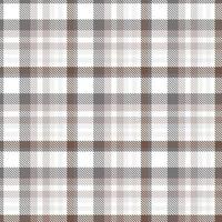 Simple plaid pattern seamless is a patterned cloth consisting of criss crossed, horizontal and vertical bands in multiple colours.Seamless tartan for  scarf,pyjamas,blanket,duvet,kilt large shawl. vector