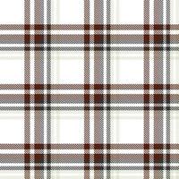 tartan pattern design textile is woven in a simple twill, two over two under the warp, advancing one thread at each pass. vector