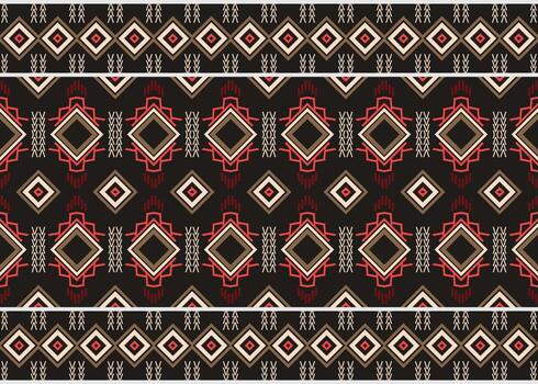 sencillo étnico diseño dibujo. tradicional estampado antiguo sari vestir diseño eso es un modelo geométrico formas crear hermosa tela patrones. diseño para impresión. utilizando en el Moda industria. vector