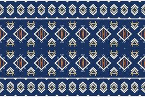Ethnic pattern design of the Philippines. traditional pattern African art It is a pattern geometric shapes. Create beautiful fabric patterns. Design for print. Using in the fashion industry. vector