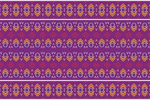 Ethnic pattern vector. Traditional ethnic patterns vectors It is a pattern geometric shapes. Create beautiful fabric patterns. Design for print. Using in the fashion industry.