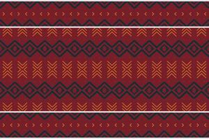 Ethnic pattern. Traditional ethnic pattern design It is a pattern created by combining geometric shapes. Create beautiful fabric patterns. Design for print. Using in the fashion industry. vector