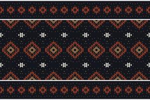 Ethnic seamless pattern tribal Africa Geometric Traditional ethnic oriental design for the background. Folk embroidery, Indian, Scandinavian, Gypsy, Mexican, African rug, carpet. vector